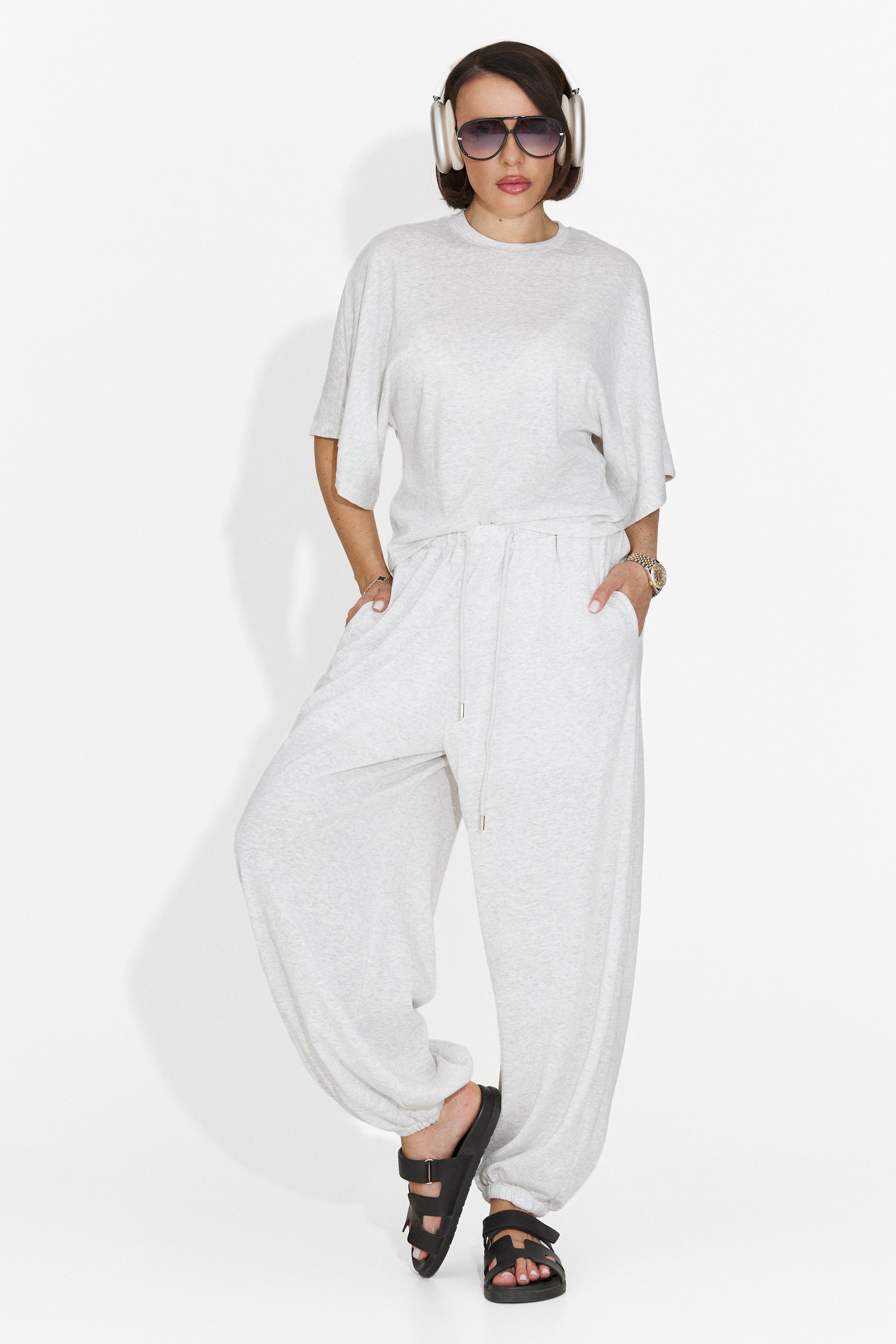 Tailleur da Donna Bedya Bogas con Pantaloni Grigi