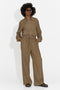 Tailleur da donna con pantaloni Tulip Bogas marroni