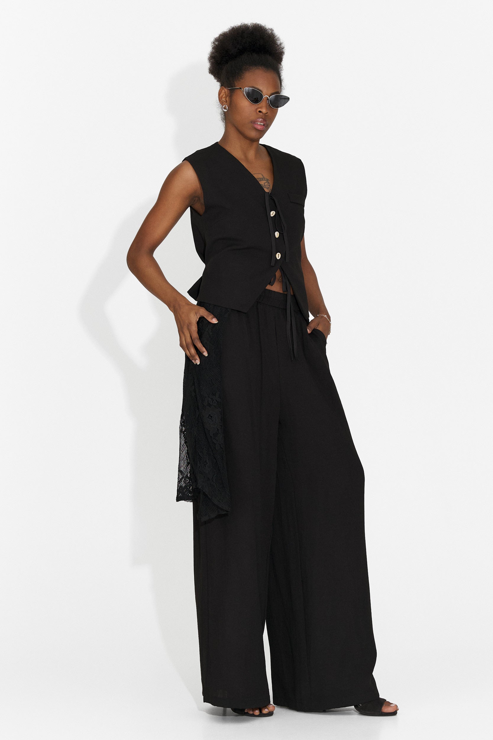 Tuta da Donna Gladiola Bogas con Pantaloni Neri
