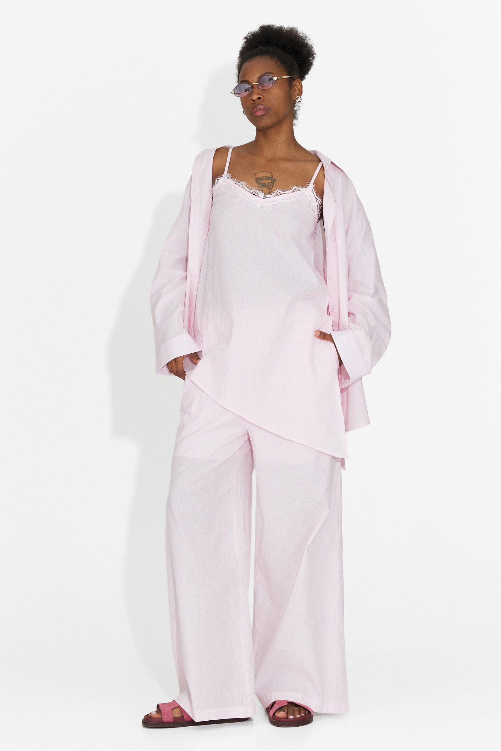 Tuta da Donna Bogas Alicata con Pantaloni Rosa