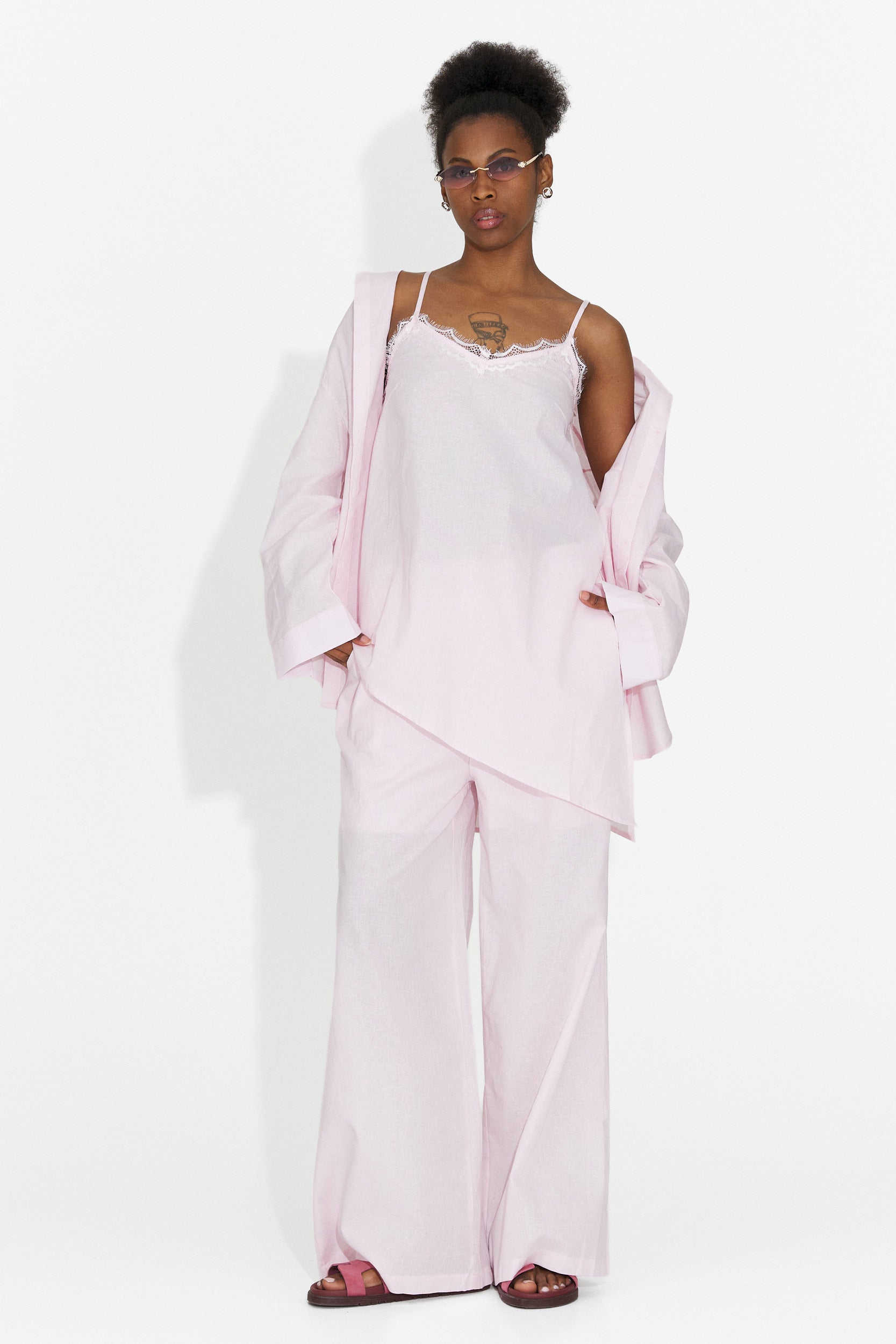 Tuta da Donna Bogas Alicata con Pantaloni Rosa