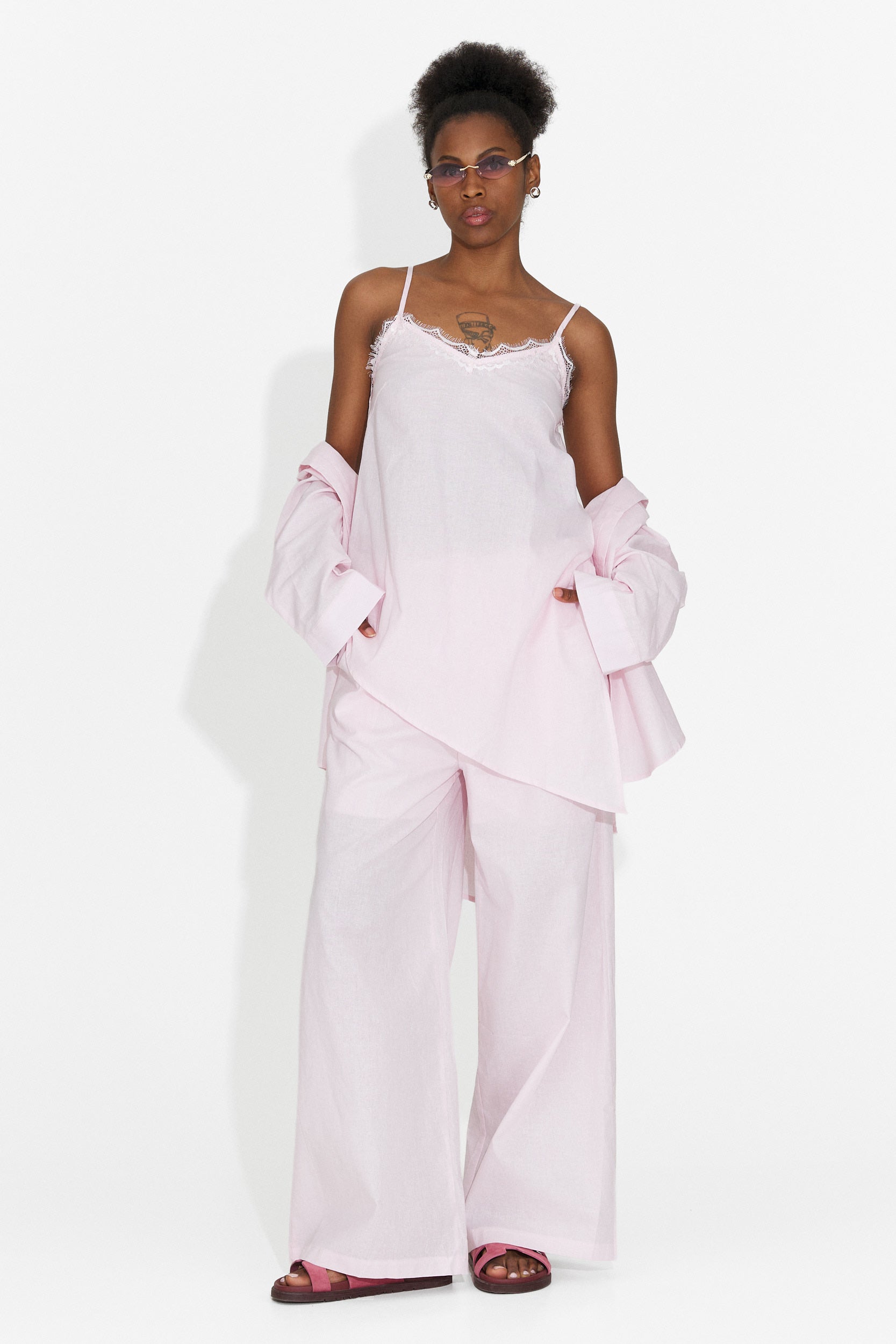 Tuta da Donna Bogas Alicata con Pantaloni Rosa