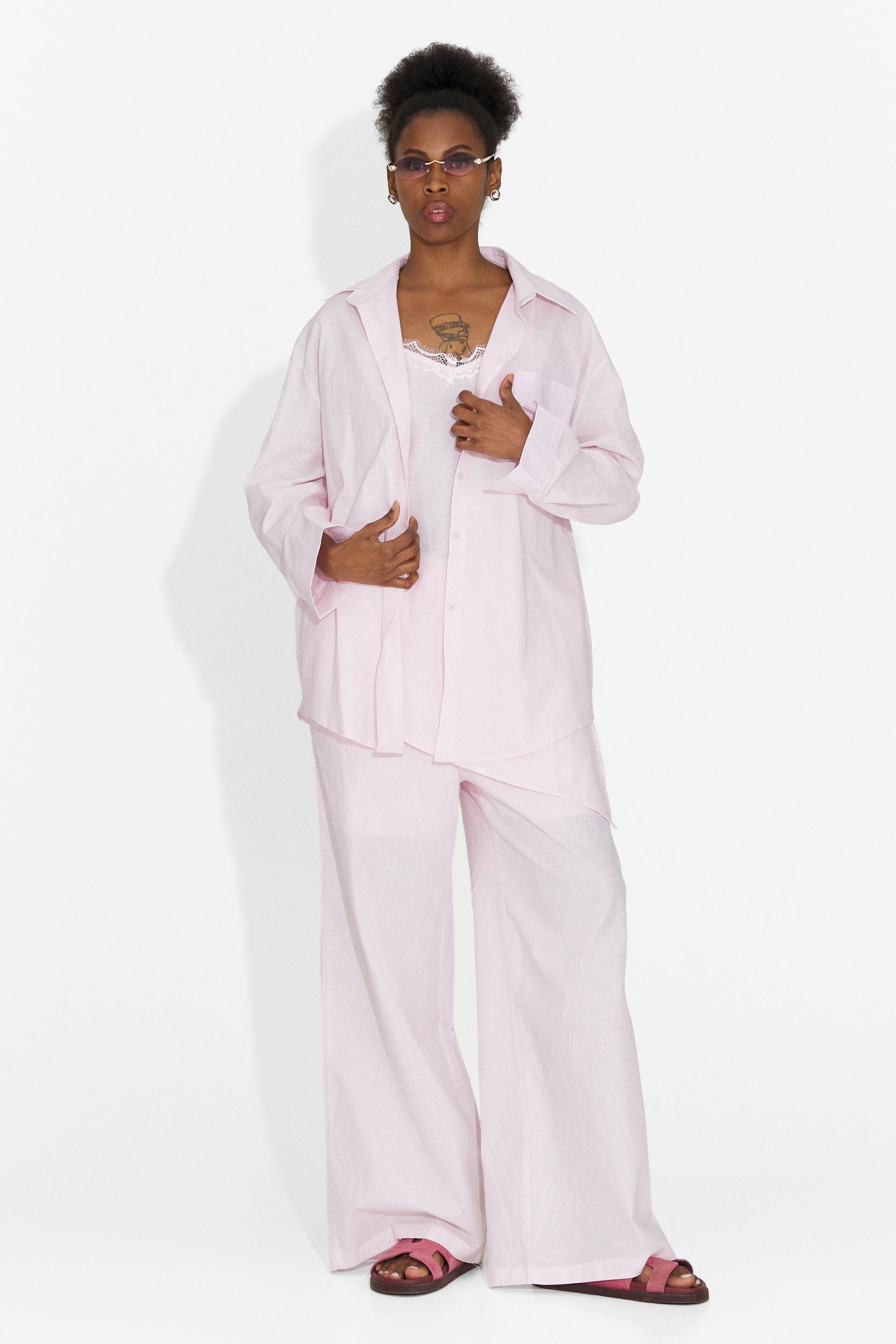 Tuta da Donna Bogas Alicata con Pantaloni Rosa