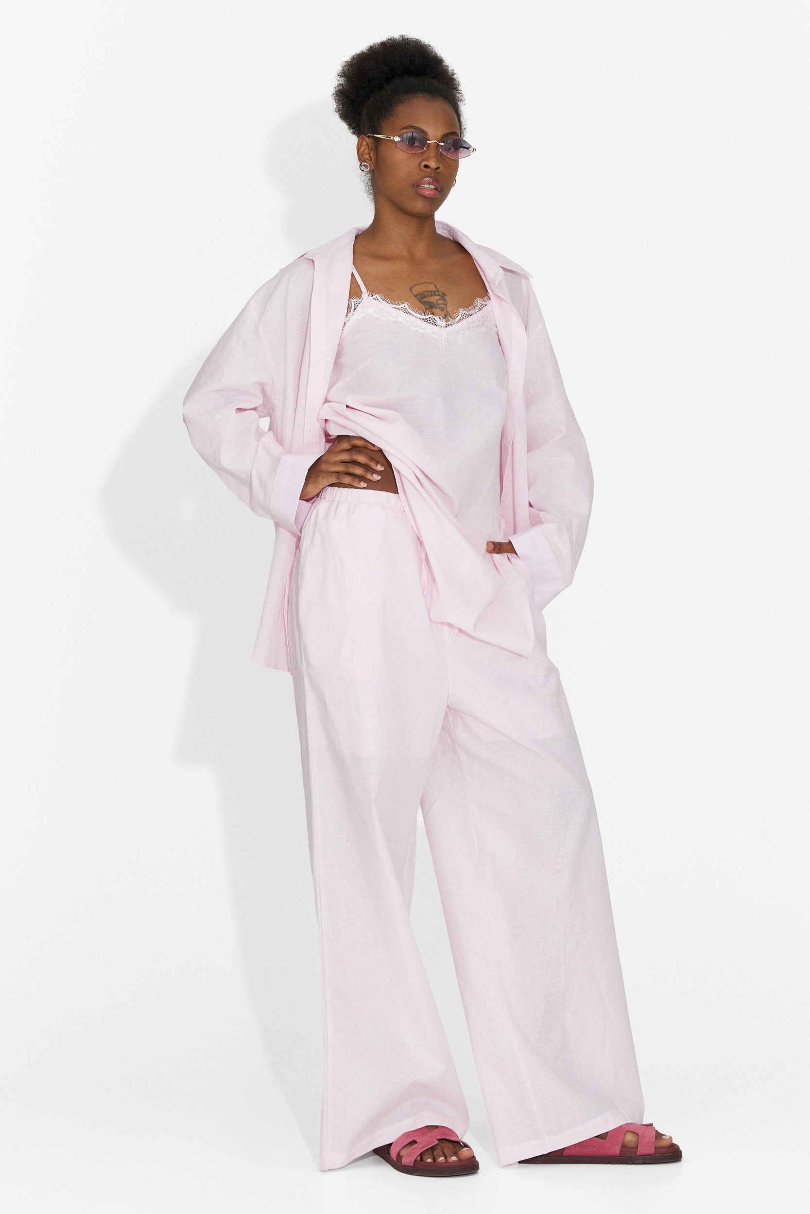 Tuta da Donna Bogas Alicata con Pantaloni Rosa