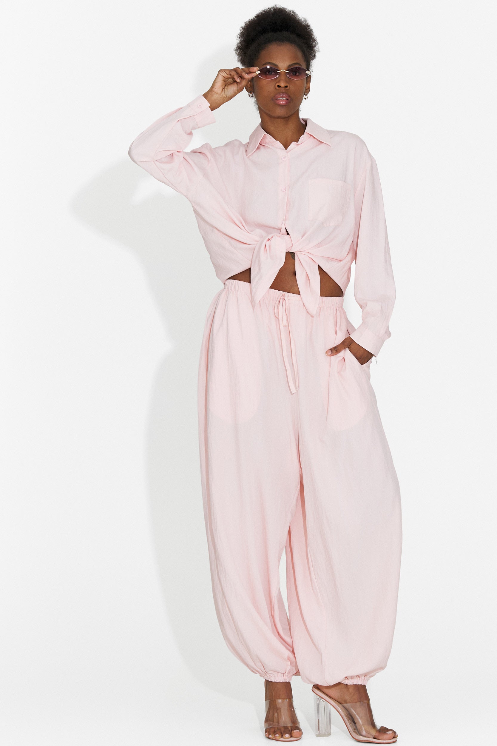 Tuta da Donna Kadea Bogas con Pantaloni Rosa