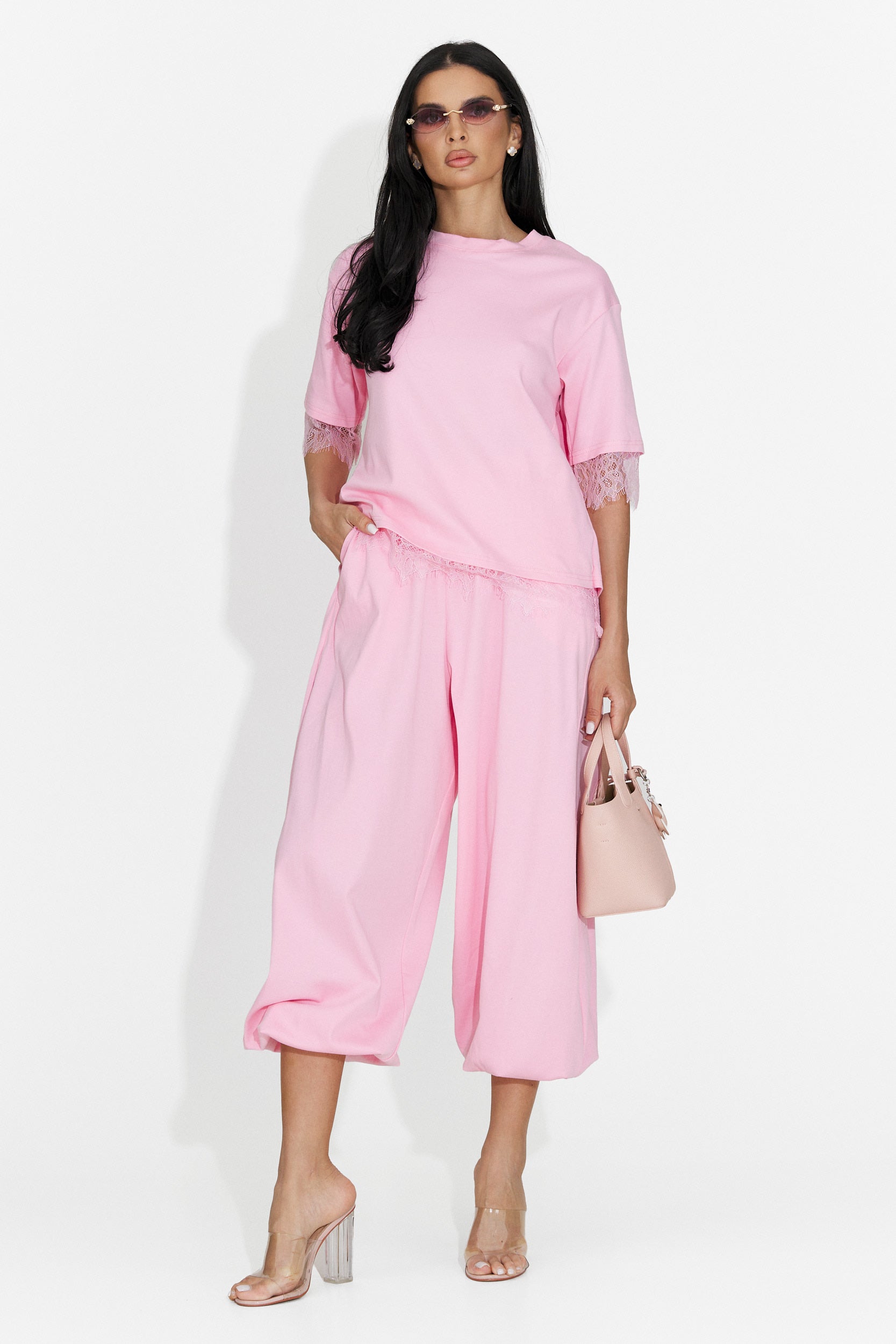 Tailleur da Donna di Maila Bogas con Pantaloni Rosa