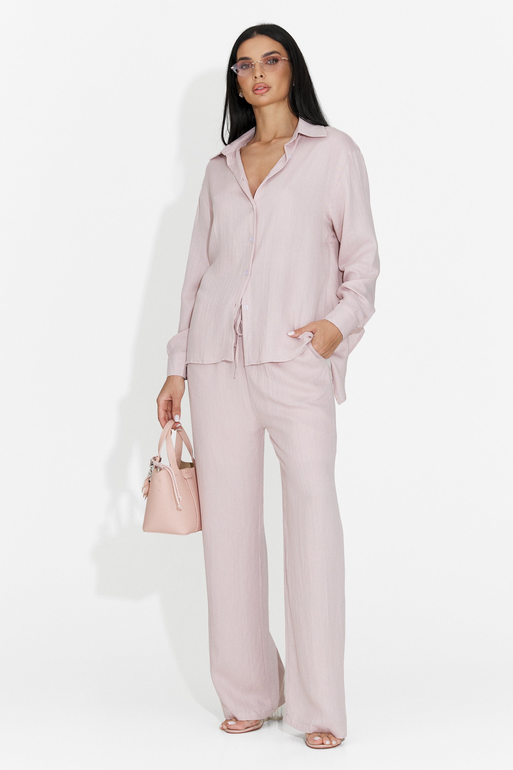 Tuta da donna Wyat Bogas con pantaloni rosa