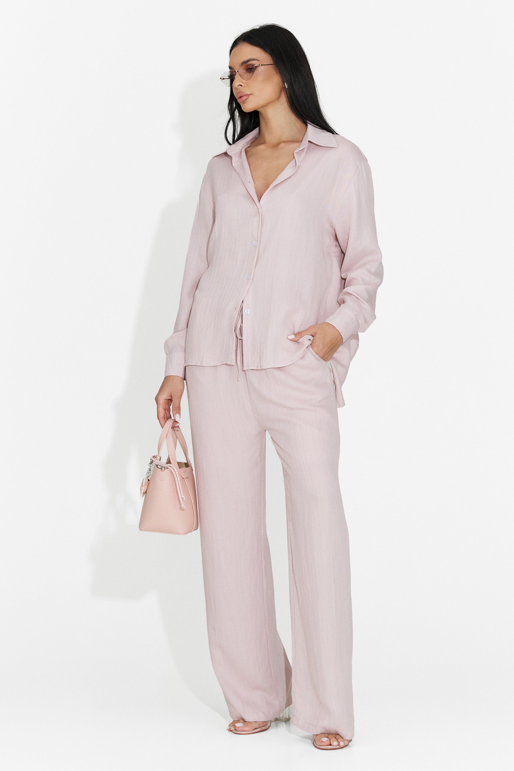 Tuta da donna Wyat Bogas con pantaloni rosa