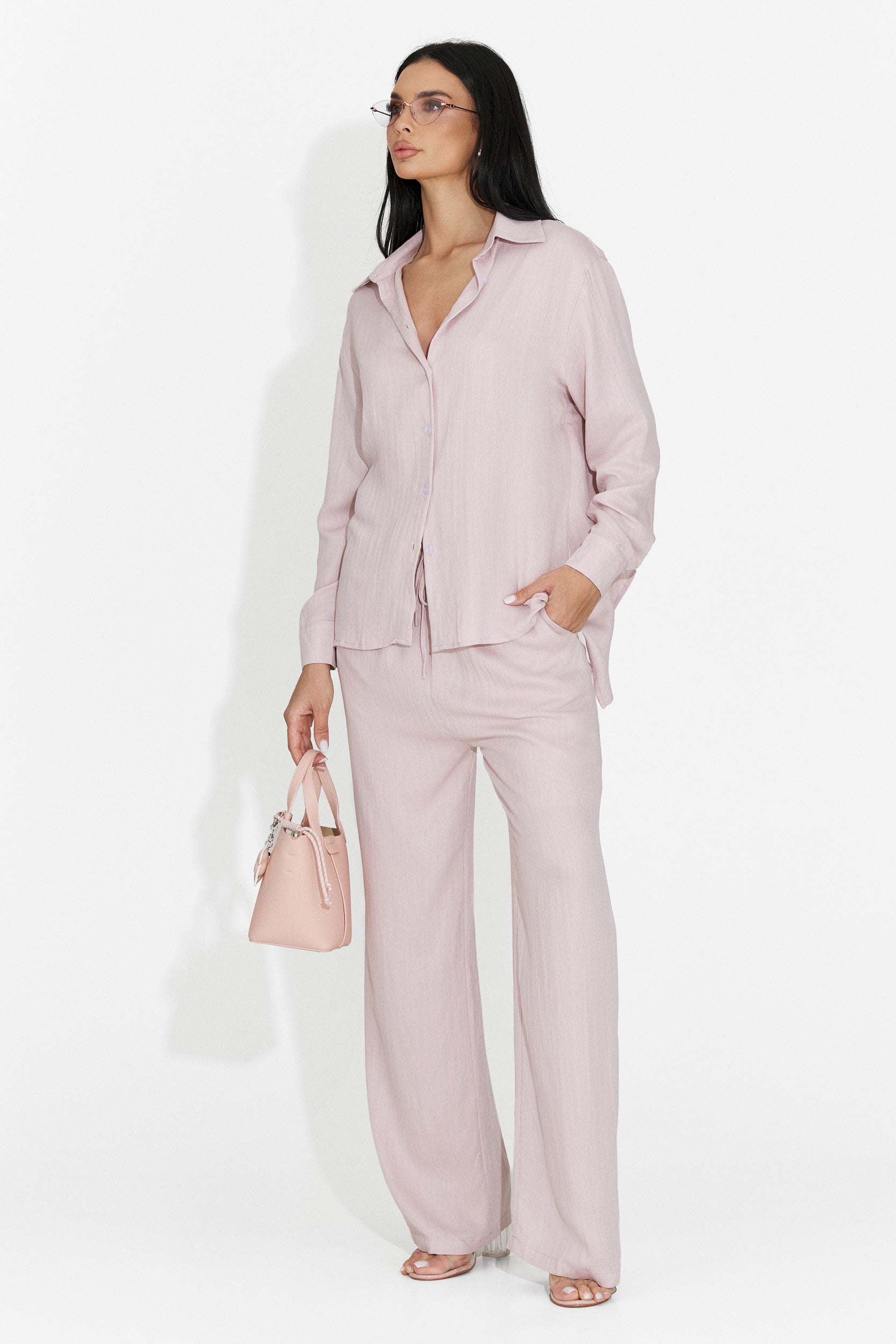 Tuta da donna Wyat Bogas con pantaloni rosa
