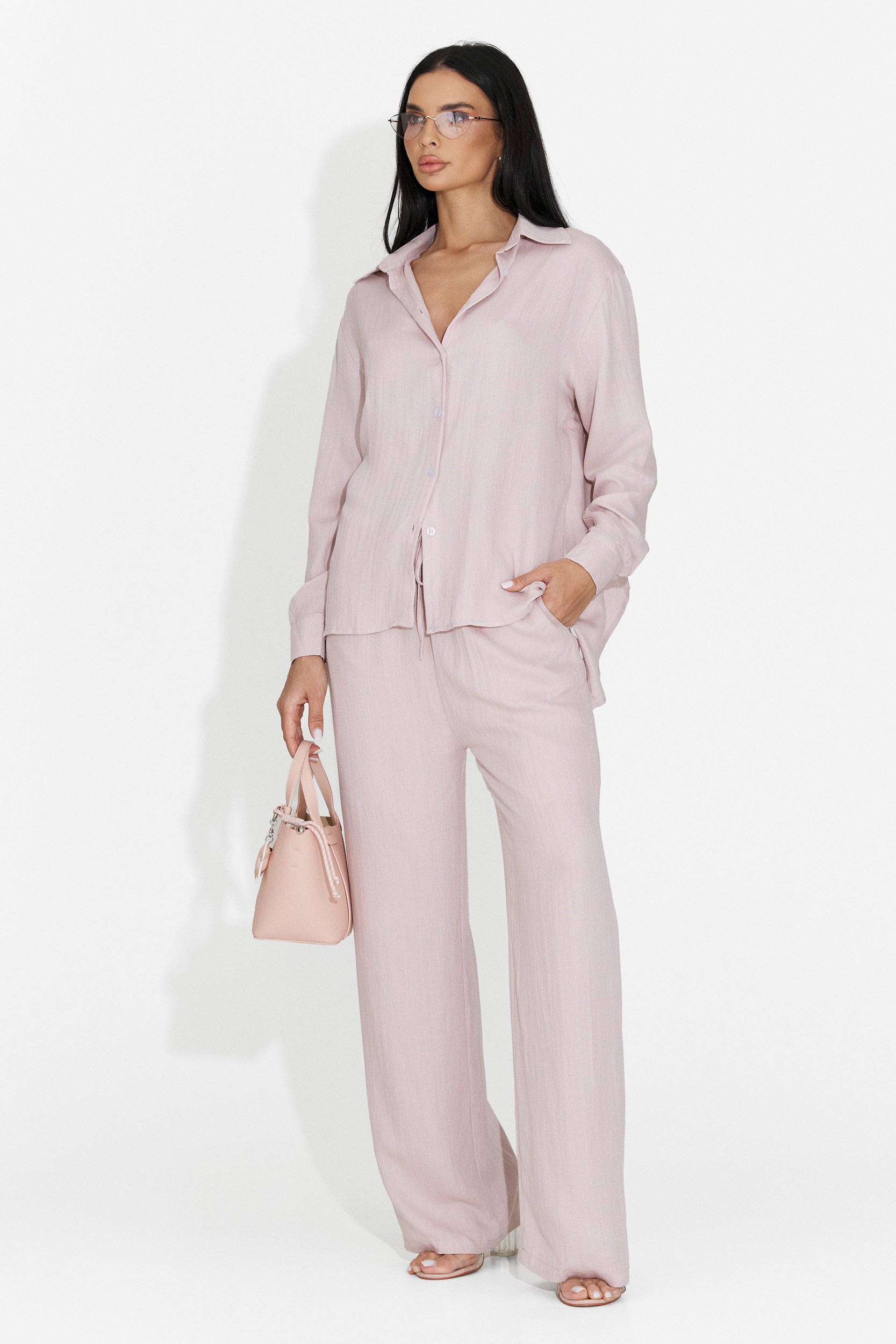 Tuta da donna Wyat Bogas con pantaloni rosa
