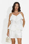 Completo donna con pantaloncini bianco Kanelia Bogas
