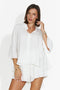 Completo donna con pantaloncini bianco Olgana Bogas