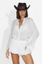 Completo donna con pantaloncini bianchi Presimna Bogas