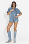 Set da Donna Rozya Bogas con Shorts Blu