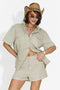 Set da Donna Rozya Bogas con Shorts Marroni