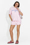 Set da Donna Casiana Bogas con Shorts Rosa