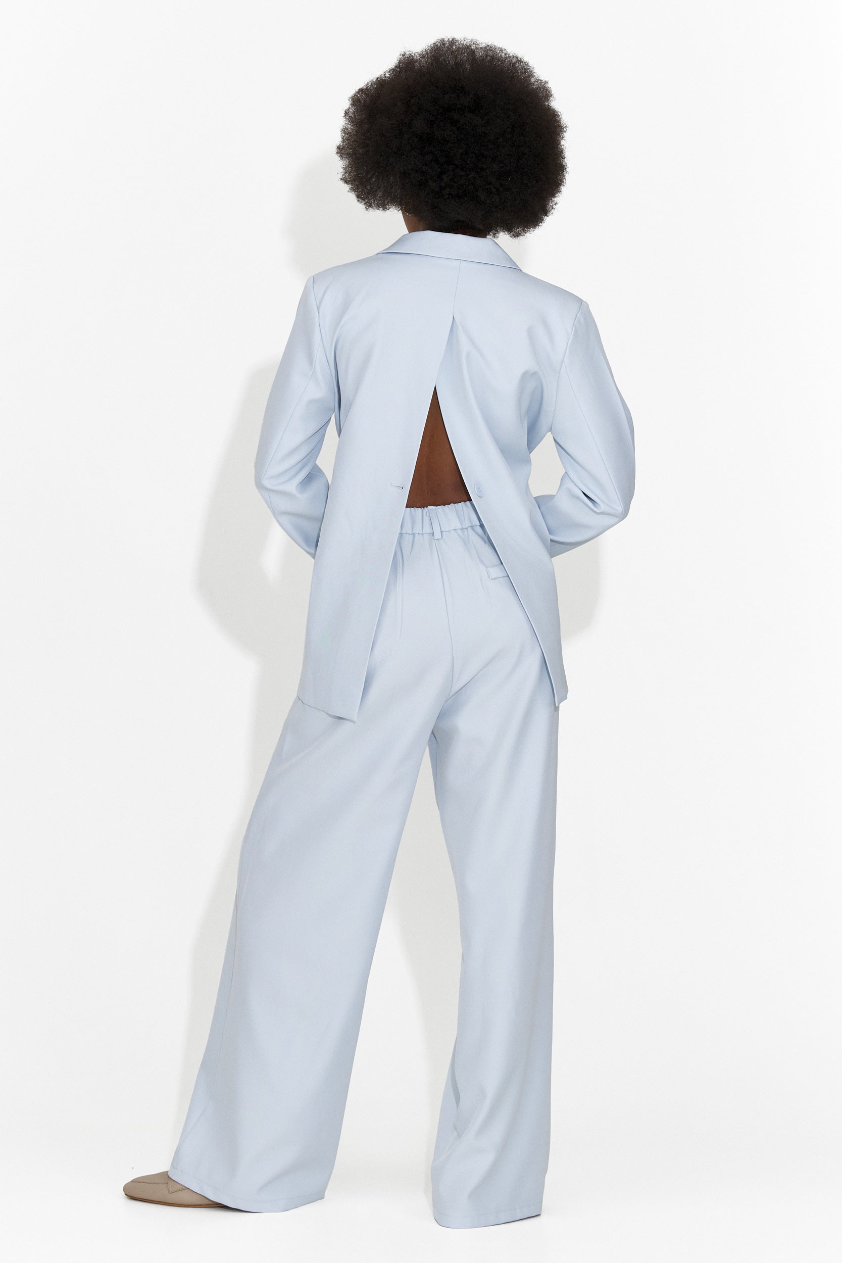 Elegante tailleur blu da donna Timelia Bogas