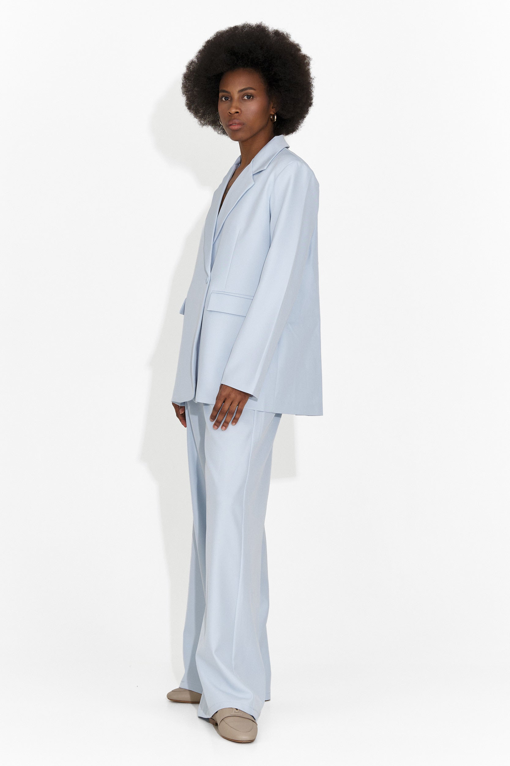 Elegante tailleur blu da donna Timelia Bogas