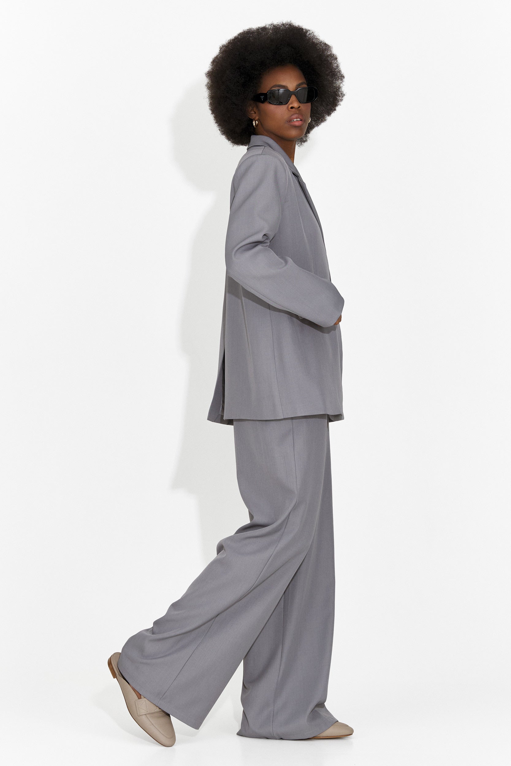 Elegante Tailleur Grigio da Donna Timelia Bogas