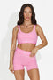 Completo donna fitness rosa Zapos Bogas