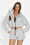 Completo donna giacca + pantaloni corti bianco Analysa Bogas