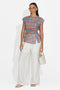 Completo donna canotta + pantaloni terracotta Hortisa Bogas