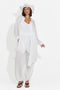 Completo da donna pantaloni + canotta + camicia bianco Dariele Bogas