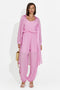 Completo da donna pantaloni + canotta + camicia rosa Dariele Bogas