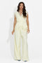 Completo donna gilet + pantaloni giallo Felania Bogas