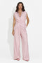Completo donna gilet + pantaloni rosa Felania Bogas