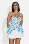 Corsetto blu casual da donna Pamorca Bogas