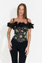 Elegante corsetto nero Dimona Bogas per signore