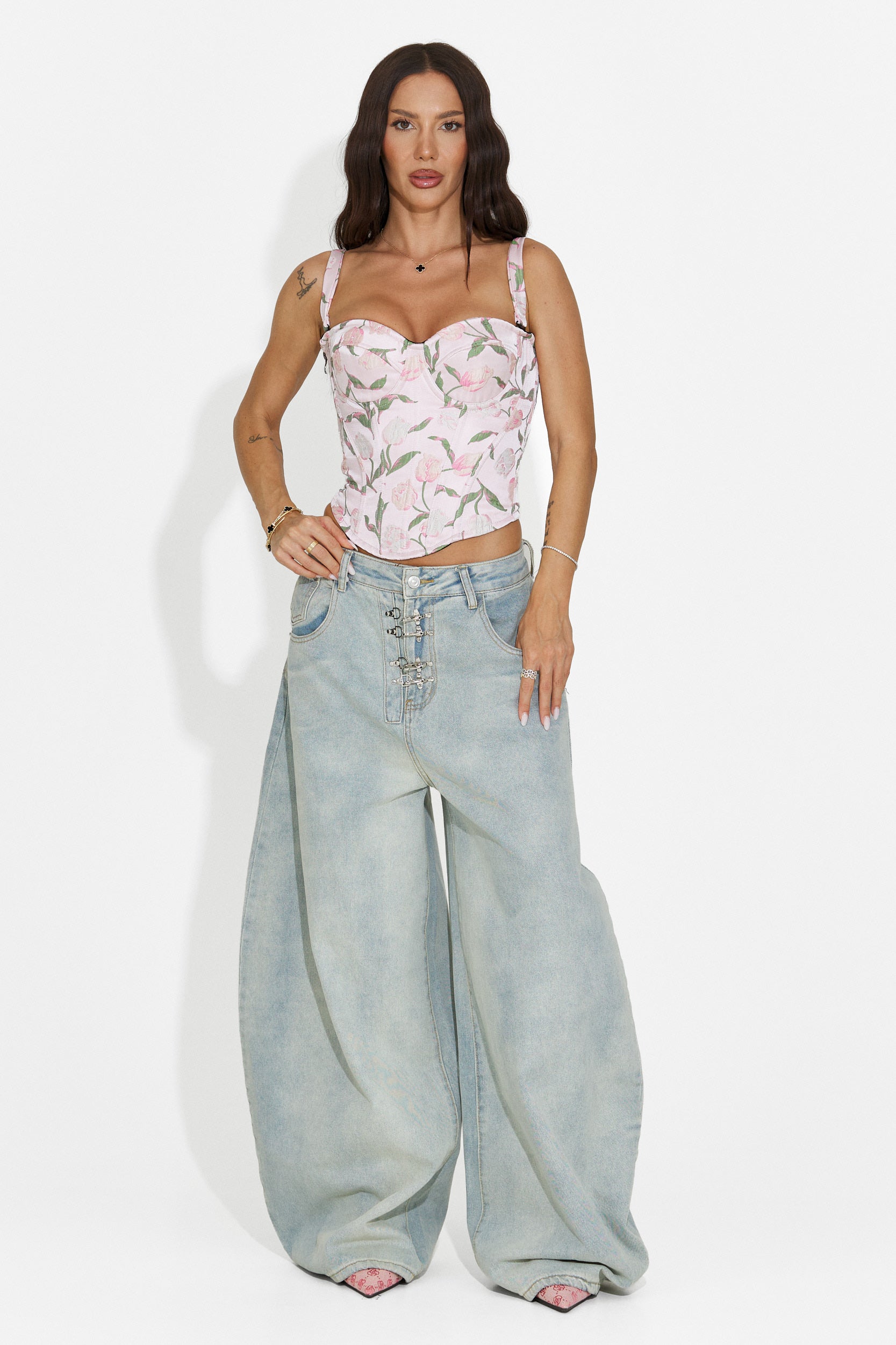 Corsetto donna elegante rosa Flamy bogas