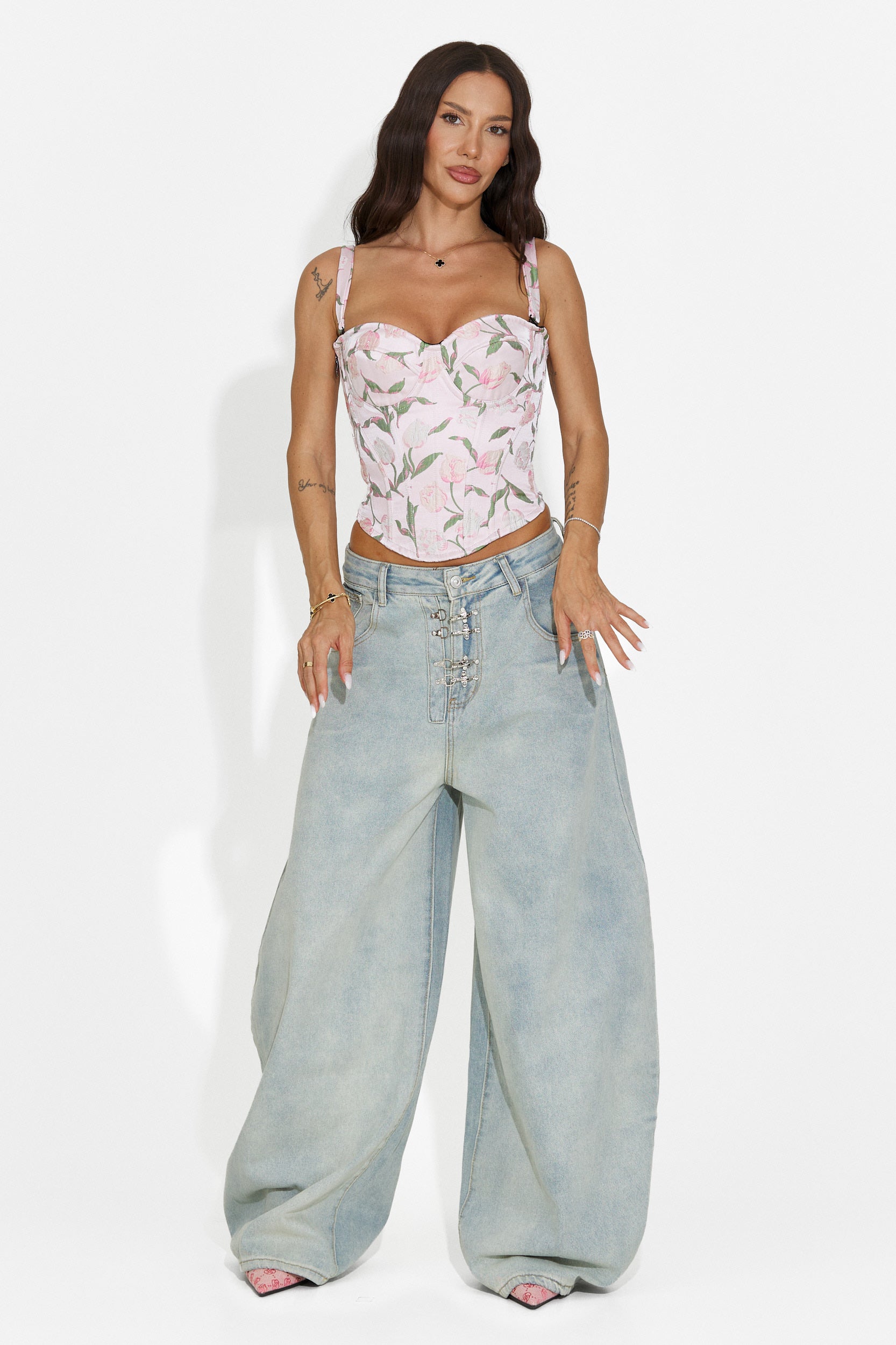 Corsetto donna elegante rosa Flamy bogas