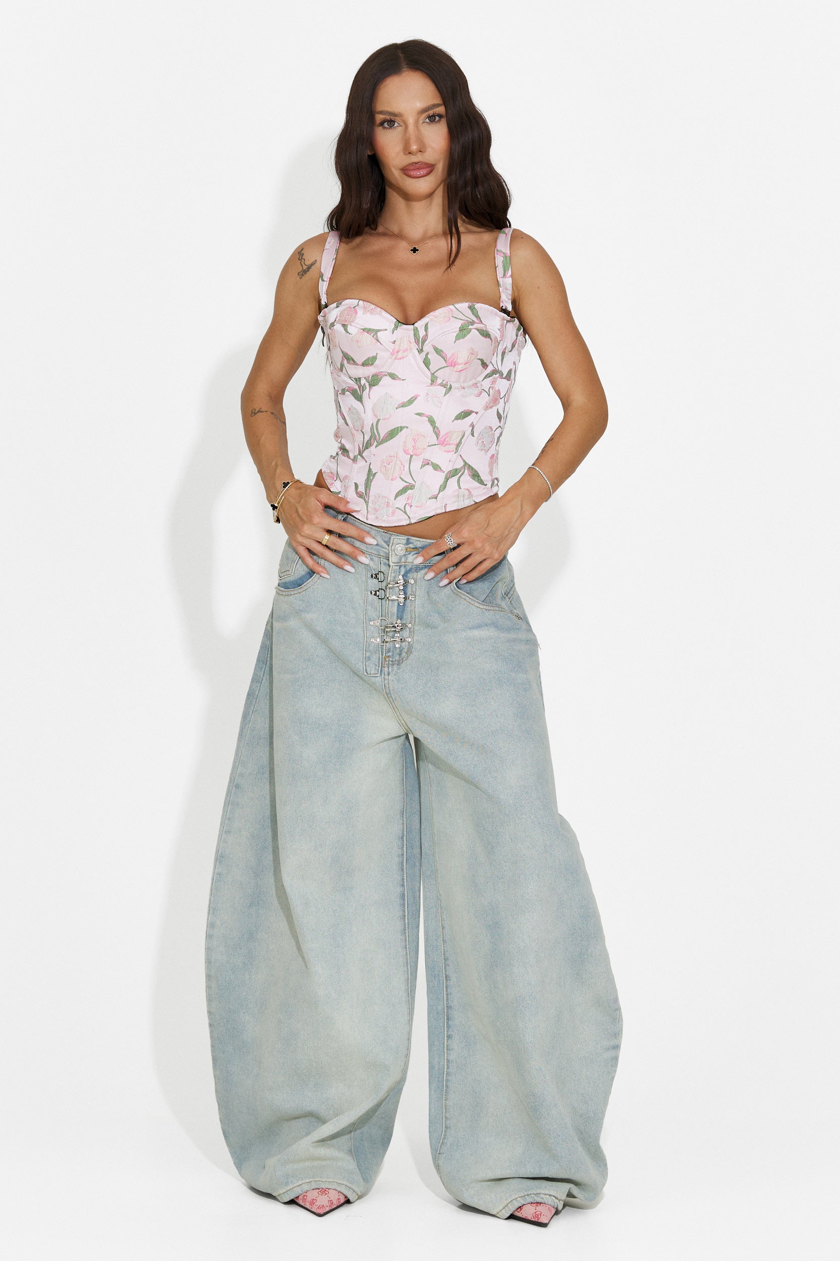 Corsetto donna elegante rosa Flamy bogas
