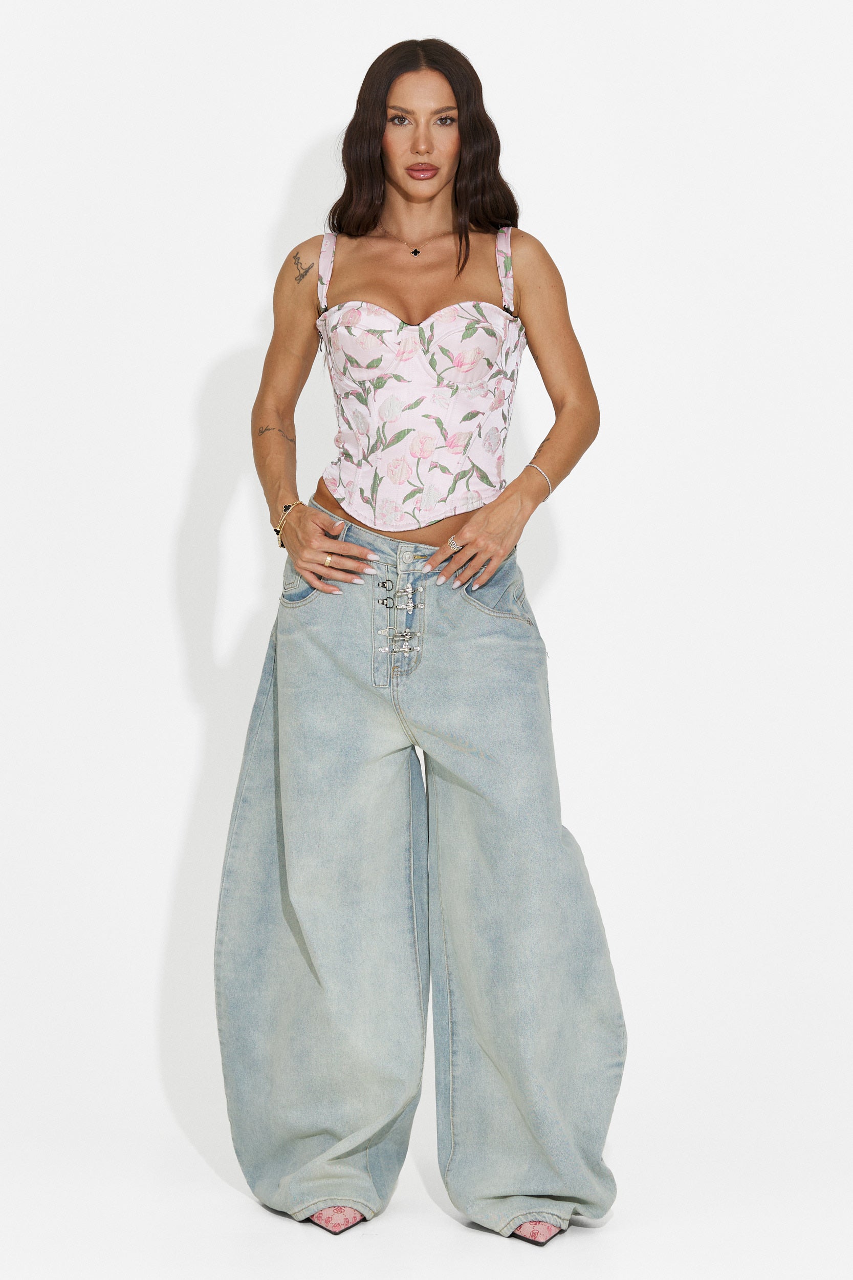 Corsetto donna elegante rosa Flamy bogas