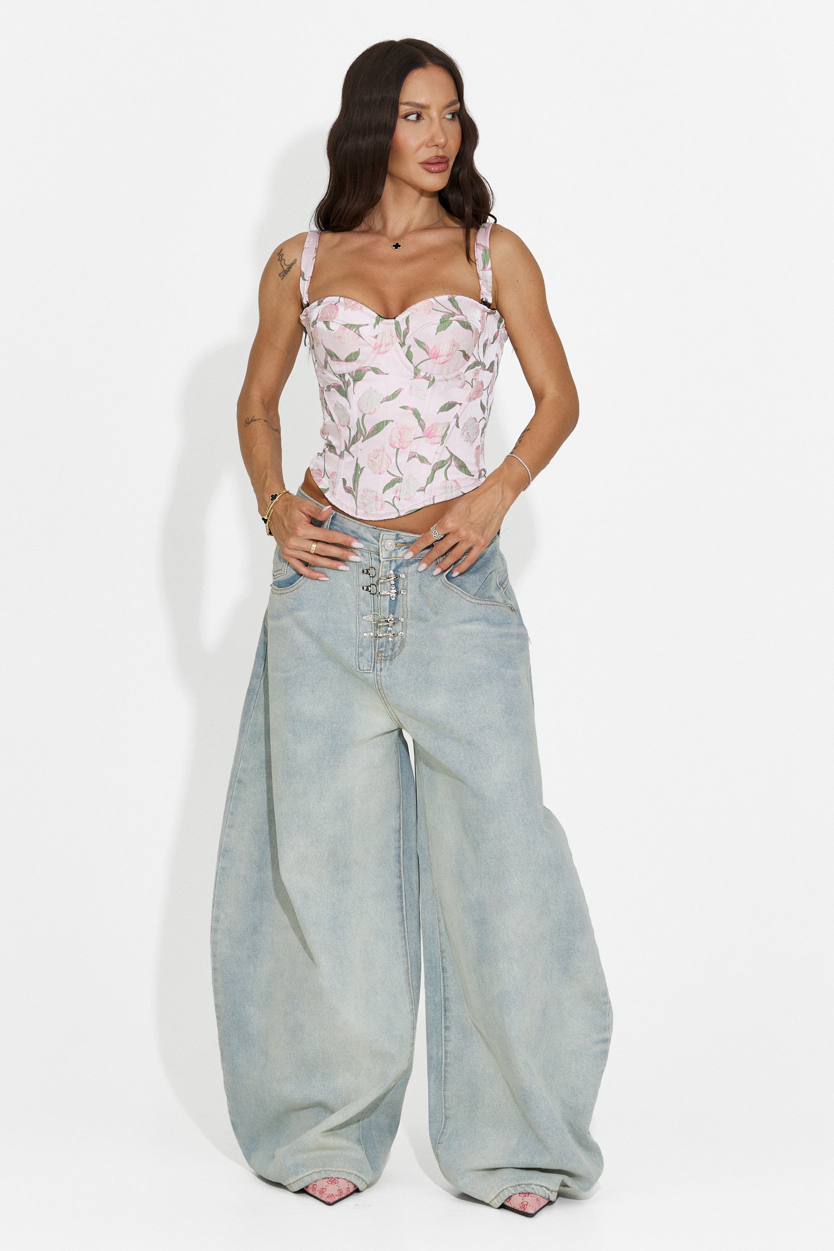 Corsetto donna elegante rosa Flamy bogas