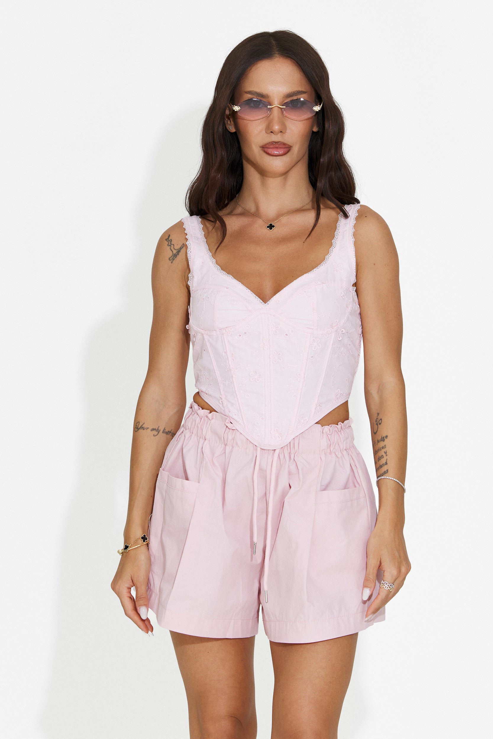 Elegante Corsetto Rosa da Donna di Inseraty Bogas