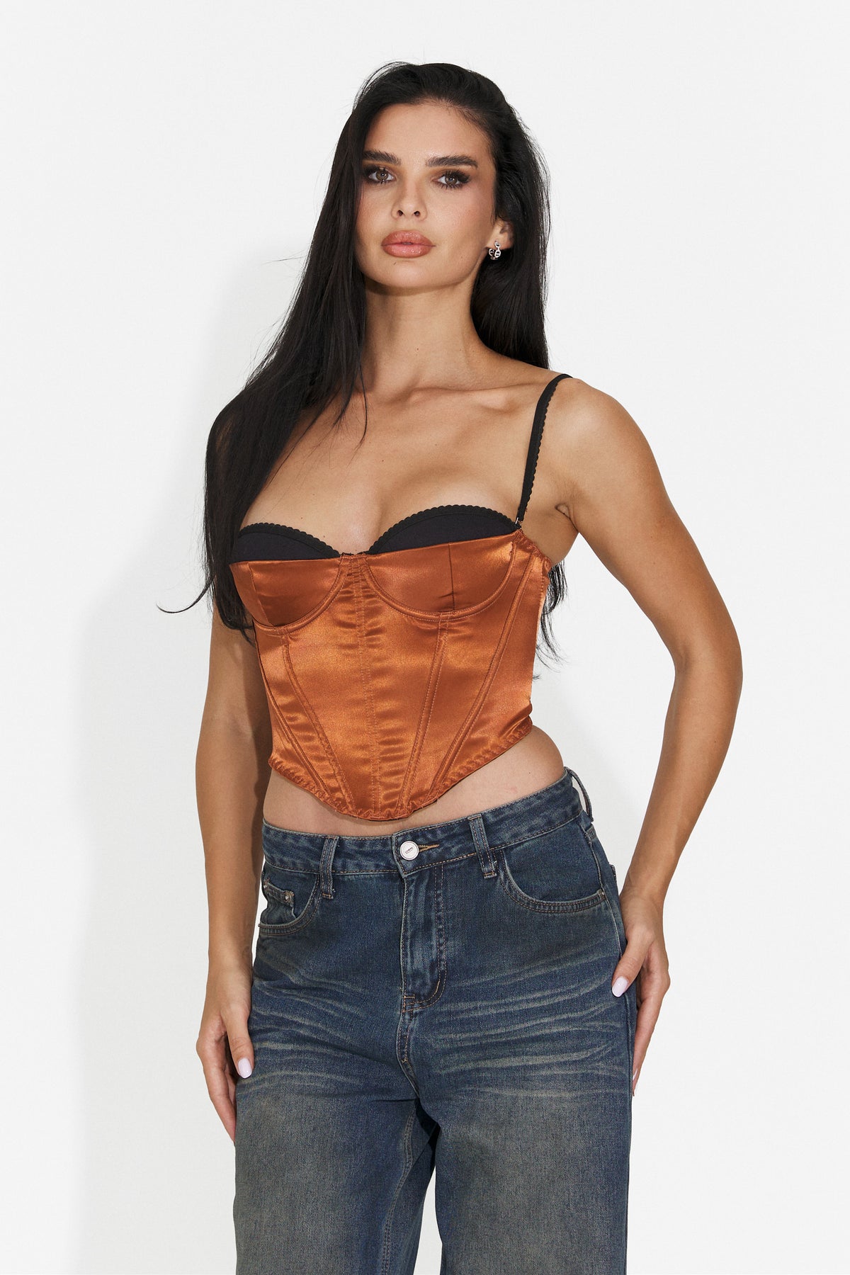 Corset elegant maro Poniaova Bogas