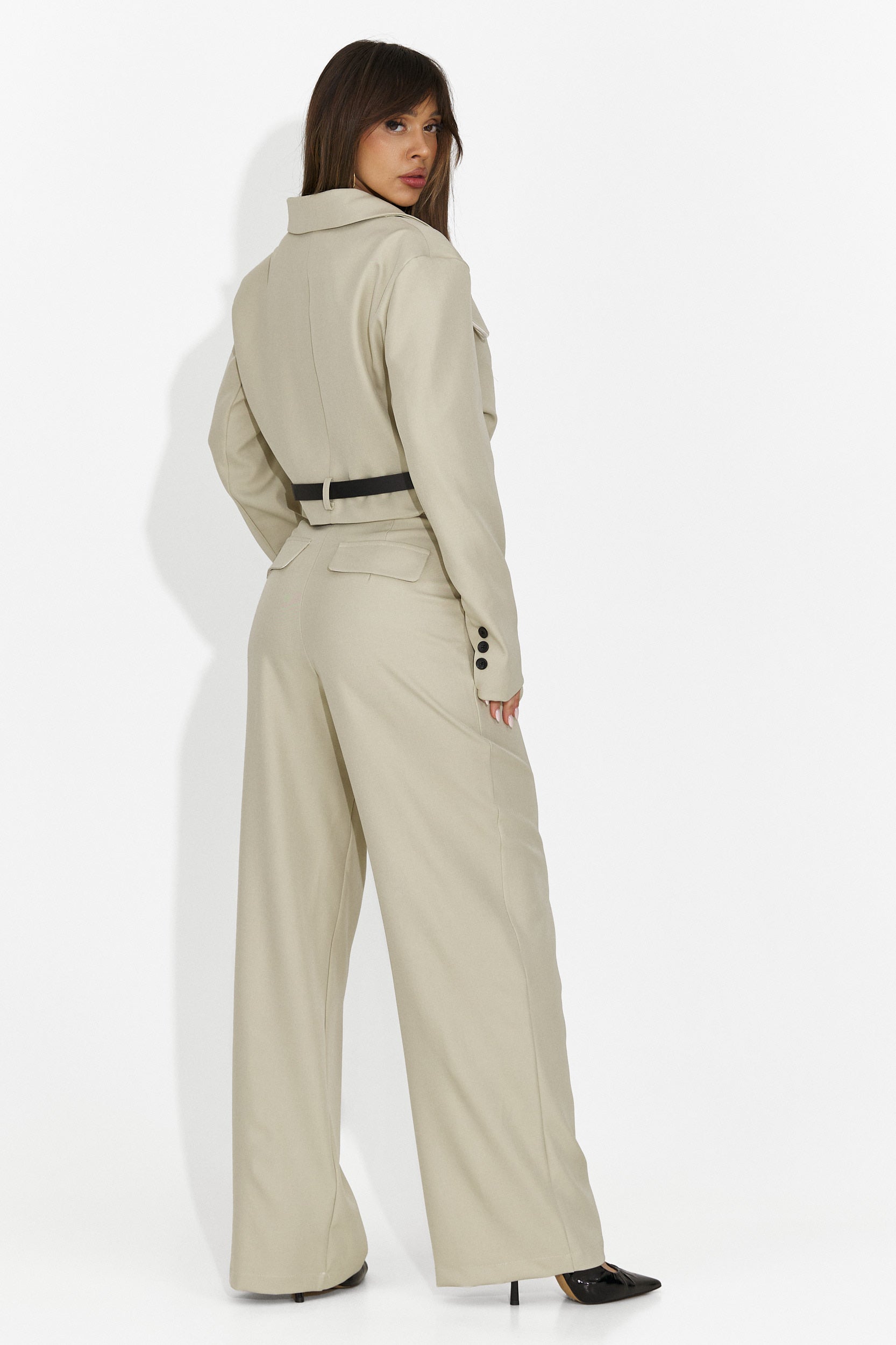 Elegante tailleur beige Esmara Bogas per signore