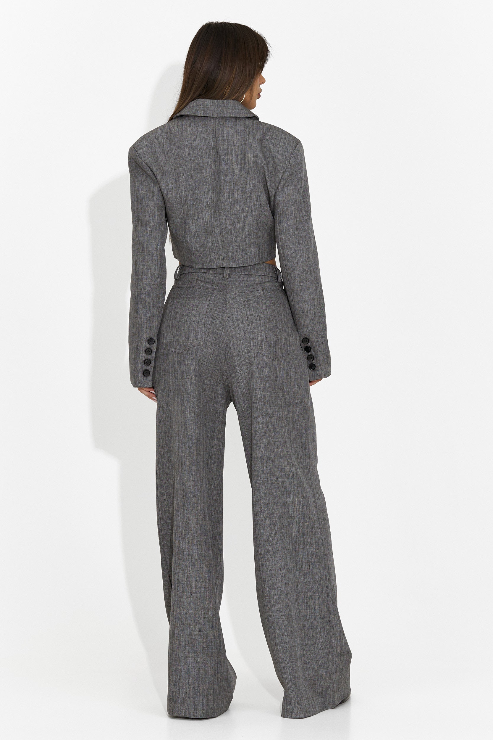 Elegante Completo Danetia Bogas Grigio da Donna