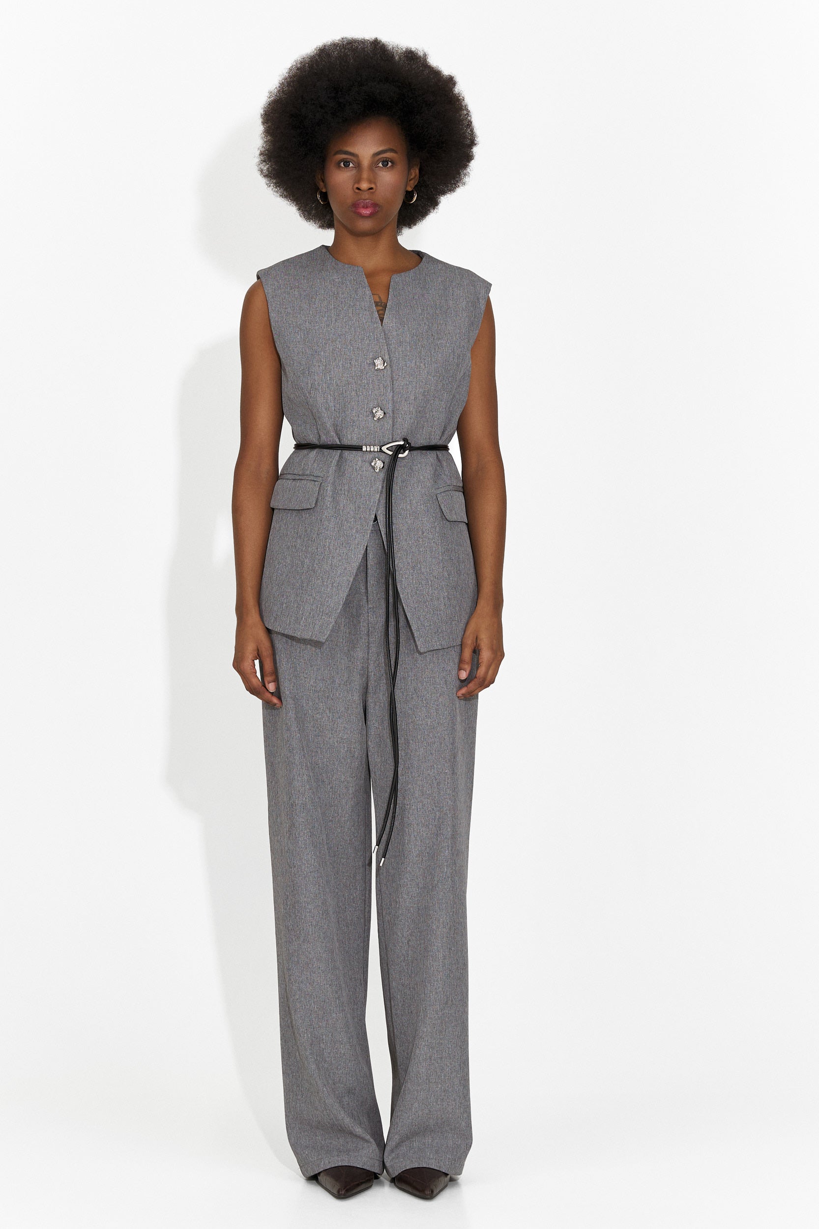 Gilet da Donna Avilma Bogas + Pantaloni Grigi