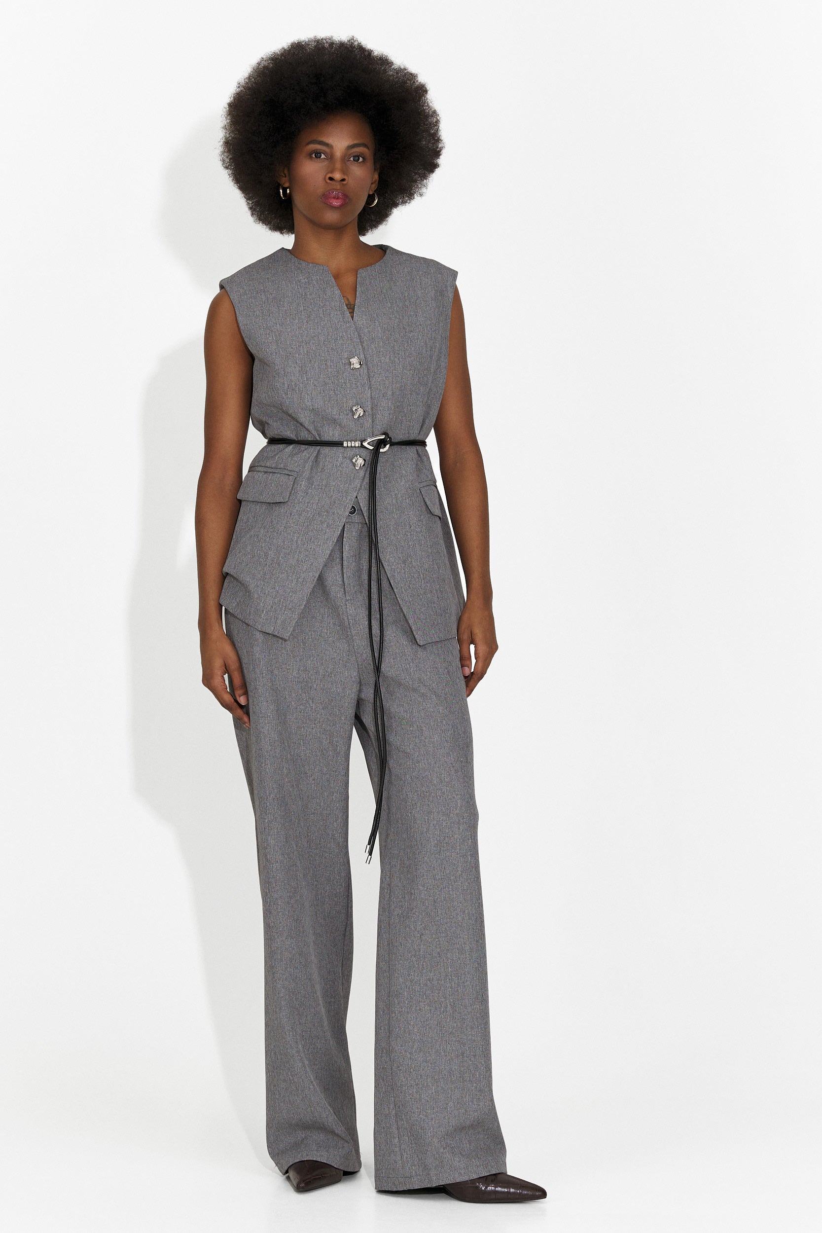 Gilet da Donna Avilma Bogas + Pantaloni Grigi