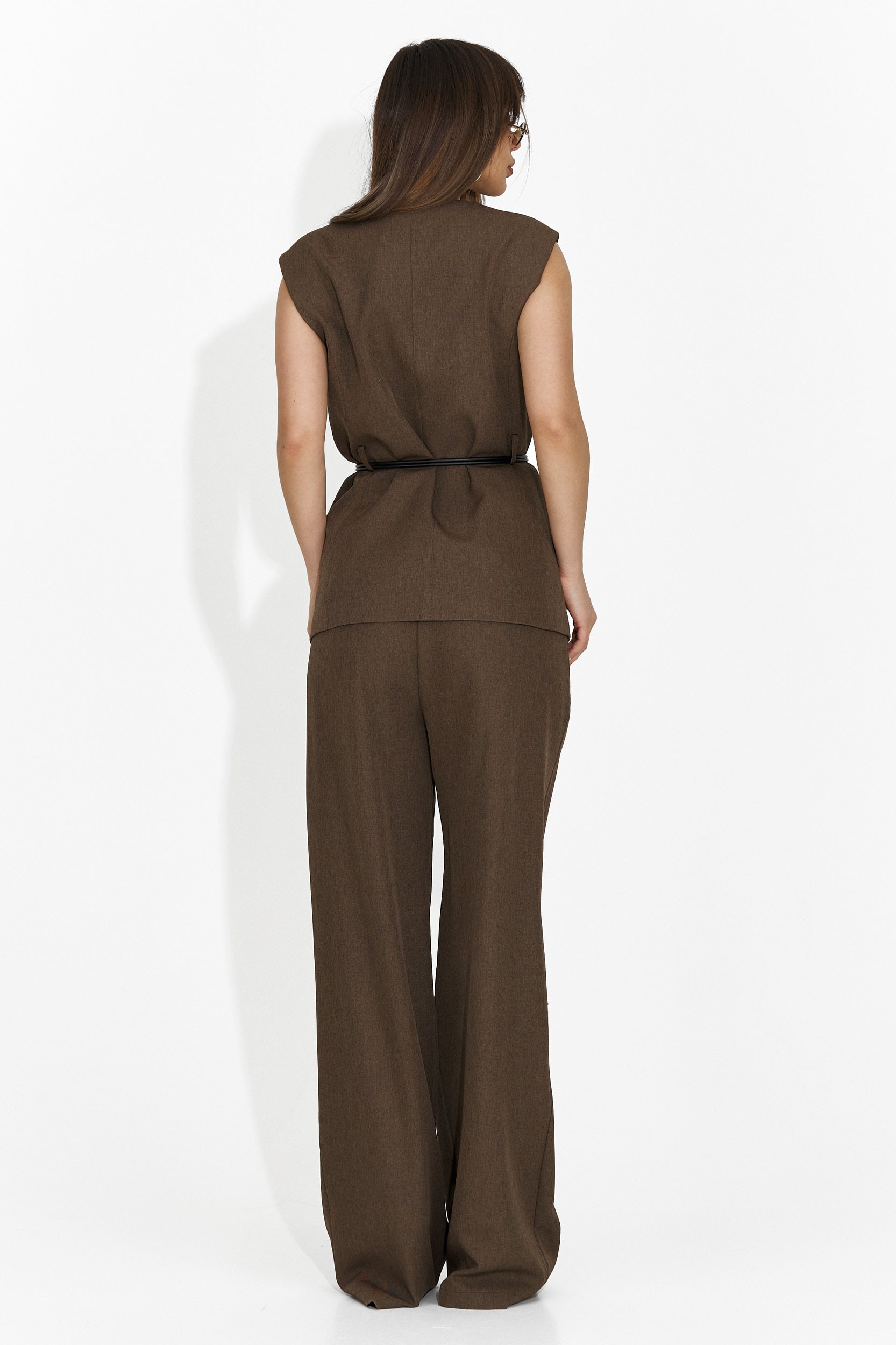 Gilet da Donna Avilma Bogas + Pantaloni Marroni