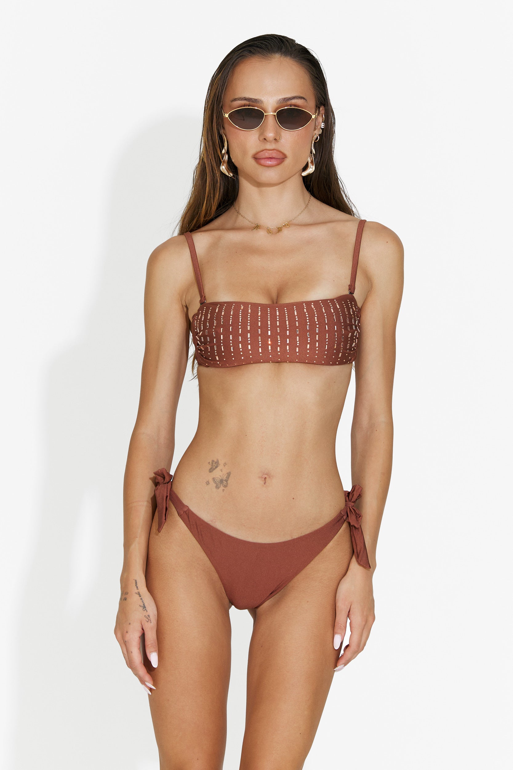 Costume da bagno 2 pezzi marrone Zoltans Bogas