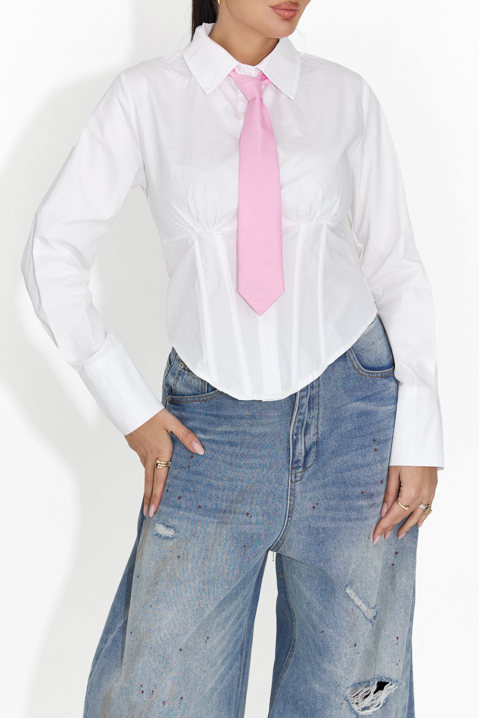 Cravatta Rosa da Donna di Sindia Bogas