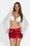 Gonna donna casual rossa Selinay Bogas