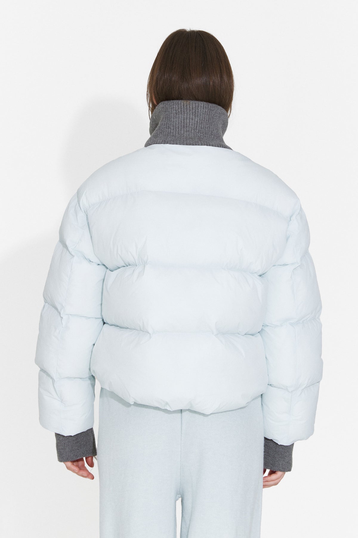 Geaca casual bleu Dynualia Bogas