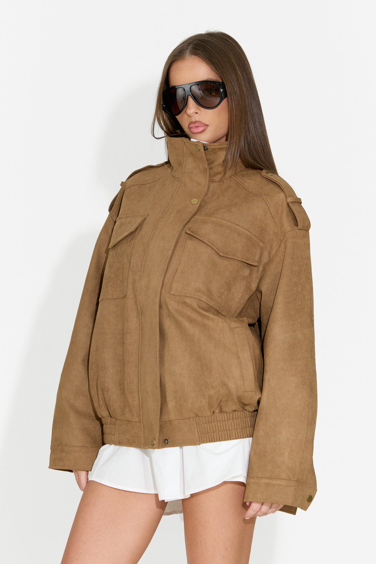 Giacca casual da donna beige Renoya Bogas