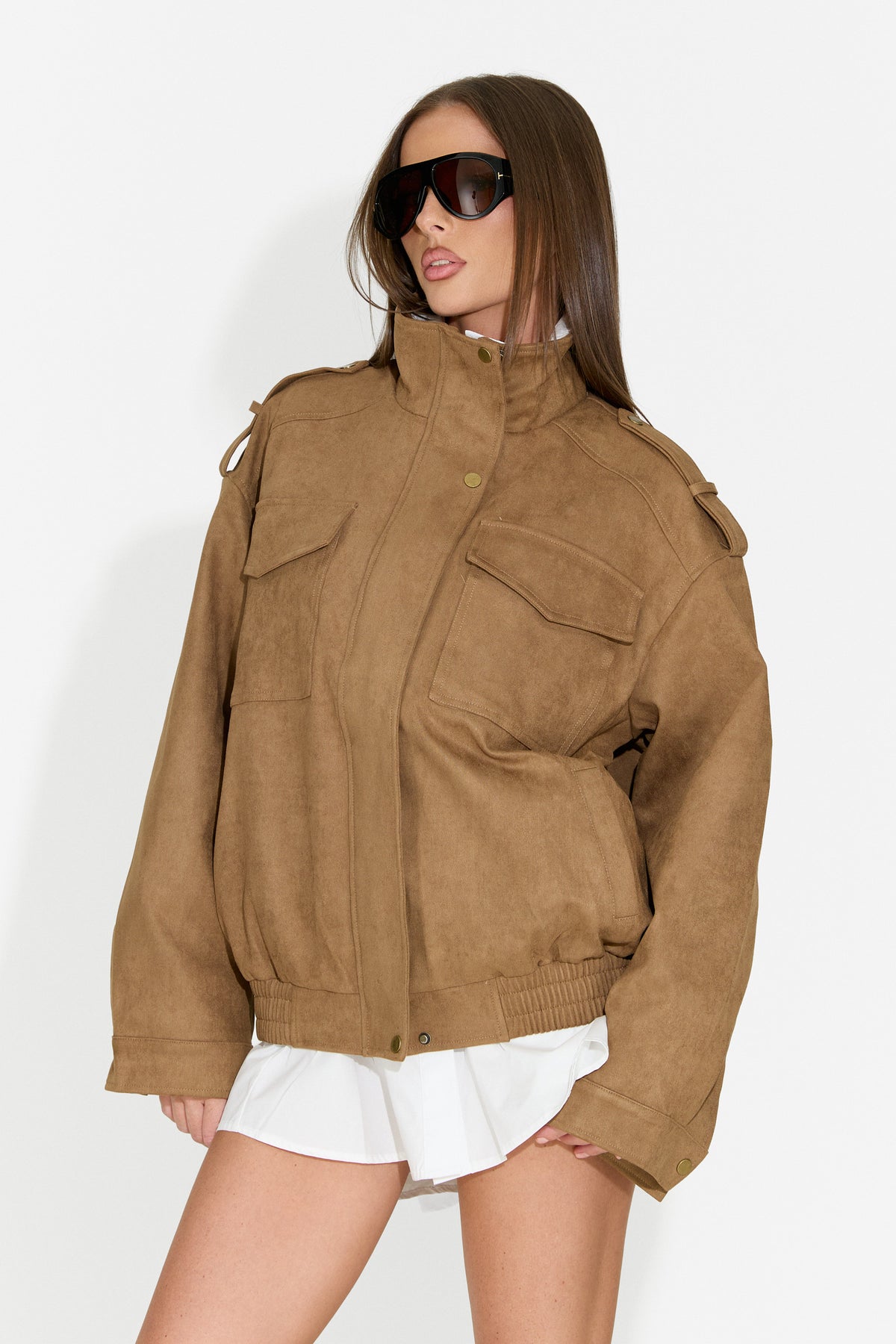 Giacca casual da donna beige Renoya Bogas